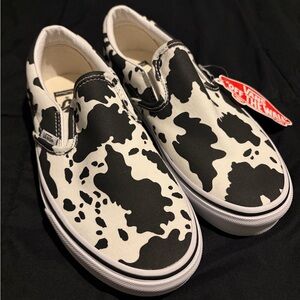 Vans Customs Cow Print Classic Slip-On Shoe